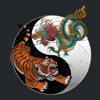 Asian Dragon Tiger Yin Yang Tiger Crewneck Sweatshirt | Artistshot