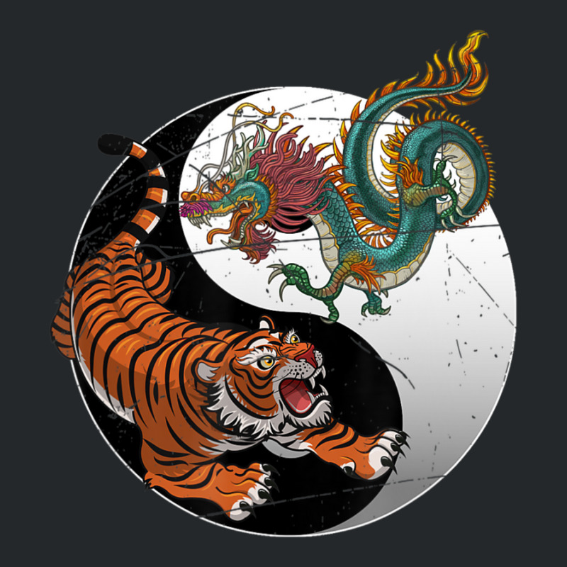 Asian Dragon Tiger Yin Yang Tiger Crewneck Sweatshirt | Artistshot