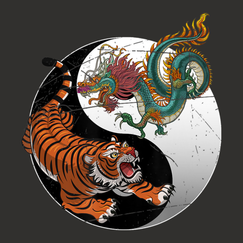 Asian Dragon Tiger Yin Yang Tiger Champion Hoodie | Artistshot