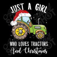 Just A Girl Who Lvoes Tractors And Christmas Unisex Jogger | Artistshot