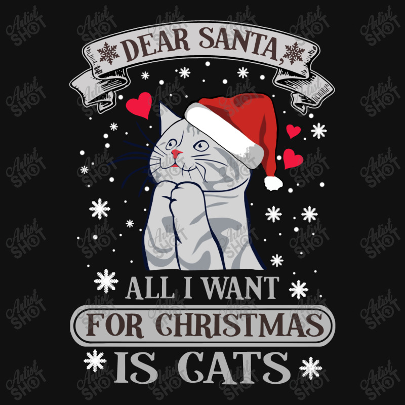 All I Want For Christmas Is Cats Baby Beanies | Artistshot