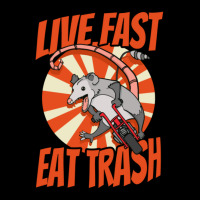 Live Fast Eat Trash Possum Riding Vintage Minibike Youth Jogger | Artistshot