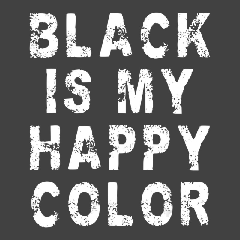 Black Is My Happy Color Emo Gothic Punk Vintage T-Shirt by cm-arts | Artistshot