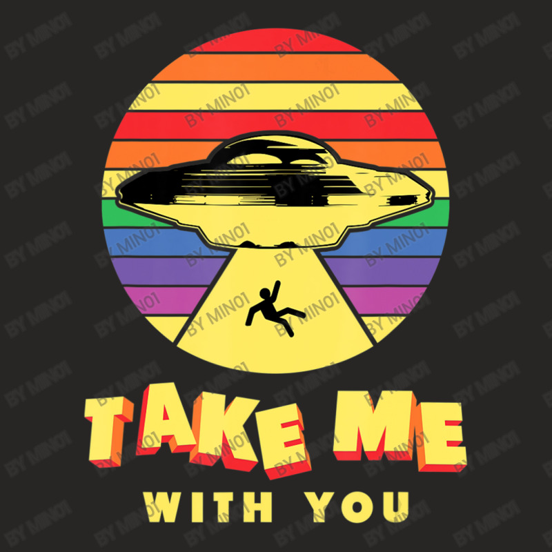 Take Me With You Ladies Fitted T-Shirt by Min01 | Artistshot