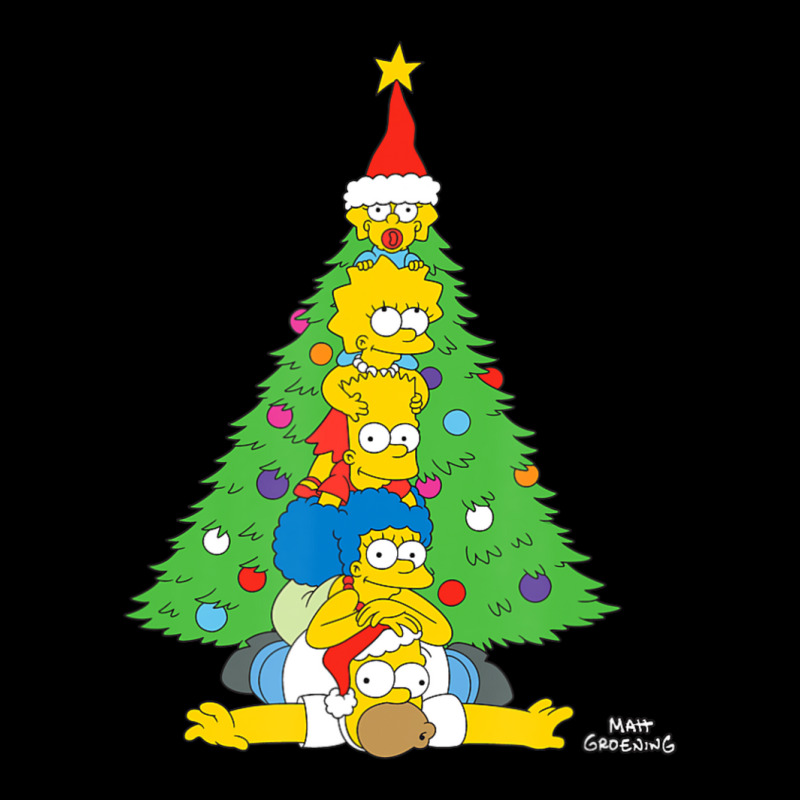 The Simpsons Family Christmas Tree Holiday Adjustable Cap by cm-arts | Artistshot