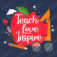 Teach, Love, Inspire Teacher Appreciation From Students Men Denim Jacket | Artistshot