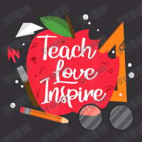 Teach, Love, Inspire Teacher Appreciation From Students Vintage Hoodie | Artistshot