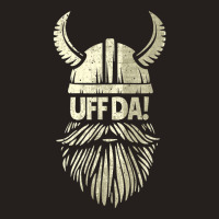 Uff Da Norwegian Quote Scandinavian Viking Helmet Beard Man T Shirt Tank Top | Artistshot