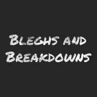 Bleghs And Breakdowns Metalcore, Deathcore, Djent, Metal Ladies Fitted T-shirt | Artistshot