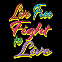 Live Free Fight To Live (rainbow) Adjustable Cap | Artistshot