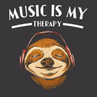 Music Is My Therapy T  Shirt Music Is My Therapy Sloth Funny T  Shirt Ladies Curvy T-shirt | Artistshot