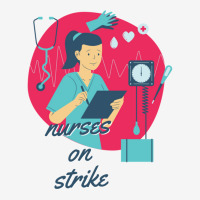 Nurses On Strike Adjustable Cap | Artistshot