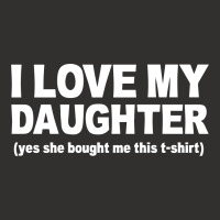 I Love My Daughter Slogan Champion Hoodie | Artistshot