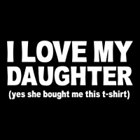 I Love My Daughter Slogan Men's Long Sleeve Pajama Set | Artistshot