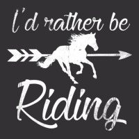 Horse Lover, I'd Rather Be Riding Horse Vintage Hoodie | Artistshot