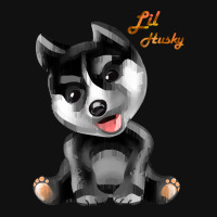 Huskies T  Shirt Lil Husky Smile Puppy, Pompsky Puppies Sitting T  Shi Baby Beanies | Artistshot