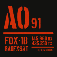 Ao91 Amateur Radio Satellite Premium T Shirt Scorecard Crop Tee | Artistshot