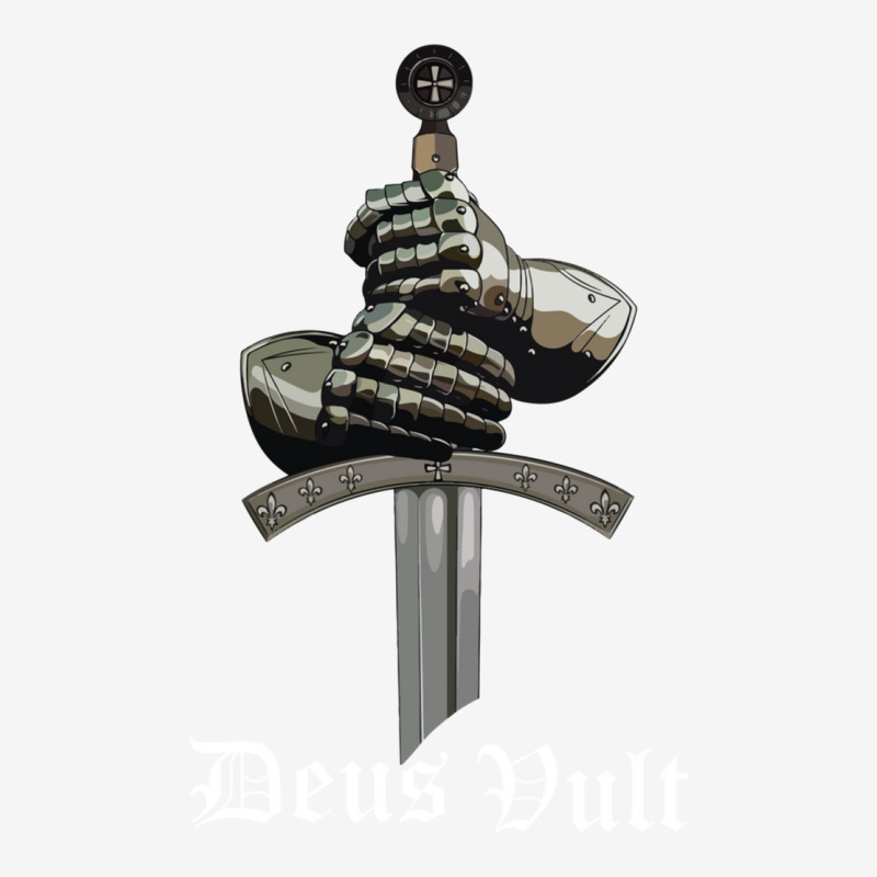 Deus Vult   Catholic Crusader Templar Knight   Sword & Armor Long Slee Adjustable Cap | Artistshot