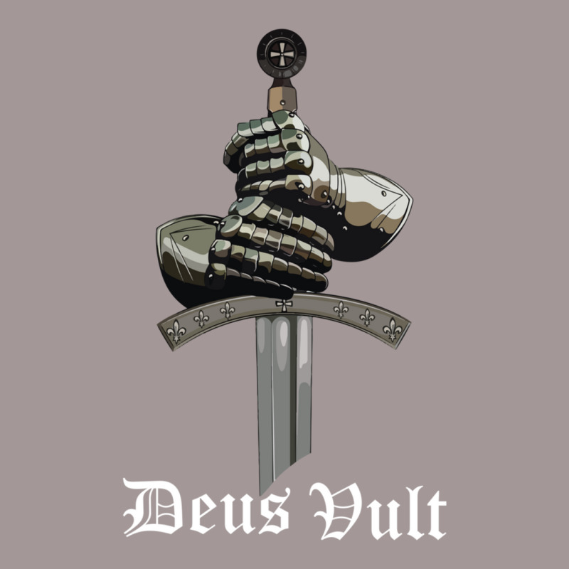 Deus Vult   Catholic Crusader Templar Knight   Sword & Armor Long Slee Vintage Hoodie | Artistshot