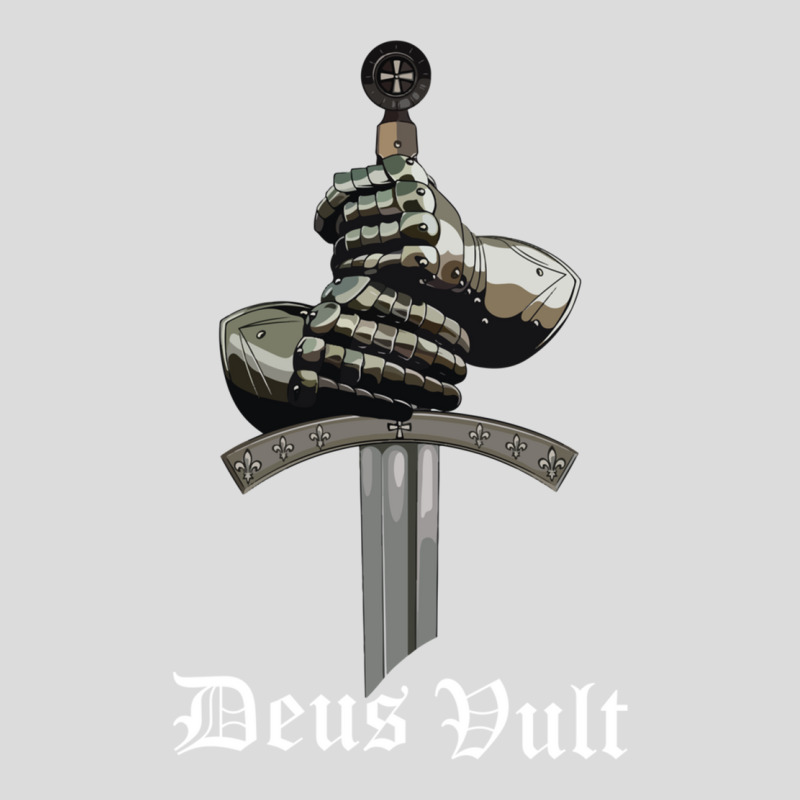 Deus Vult   Catholic Crusader Templar Knight   Sword & Armor Long Slee Men's Polo Shirt | Artistshot