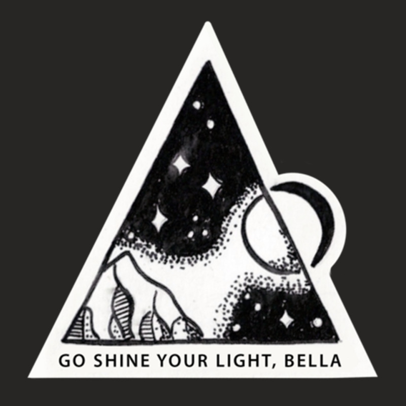 Carina Deluca _go Shine Your Light, Bella_ Ladies Fitted T-Shirt by cm-arts | Artistshot