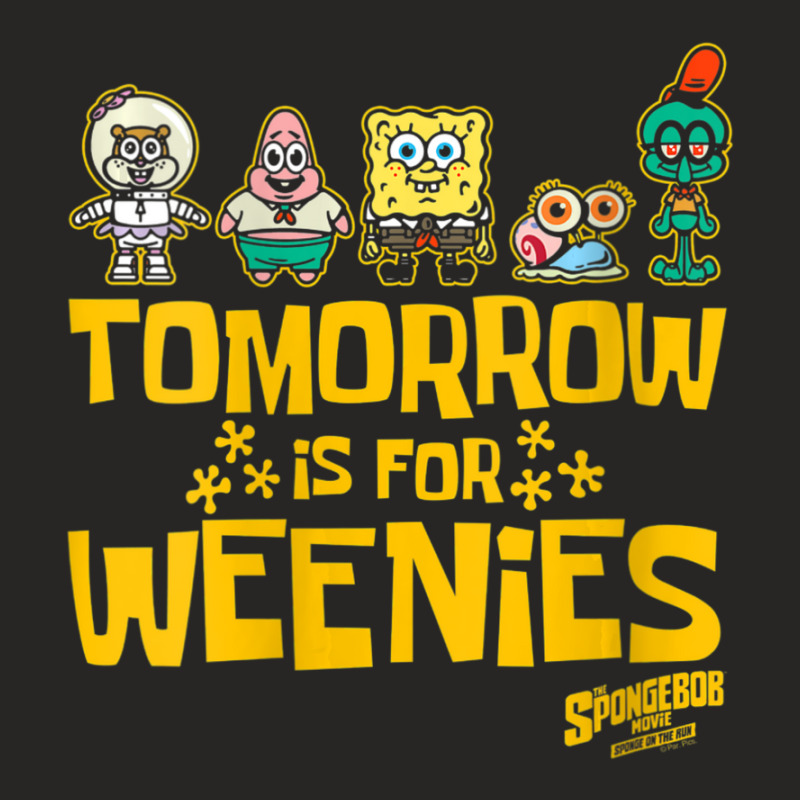 Womens Sponge On The Run Tomorrow Is For Weenies Group Shot V-neck Ladies Fitted T-Shirt by Kenlapnek62 | Artistshot