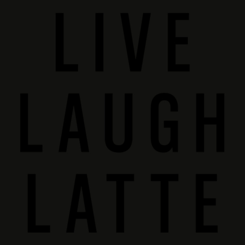 Live Laugh Latte Scorecard Crop Tee by Kuwannin528 | Artistshot