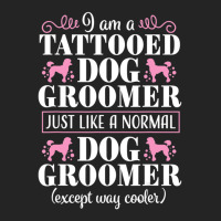 Dog Groomer Tattooed Pet Grooming Puppy Care 3/4 Sleeve Shirt | Artistshot