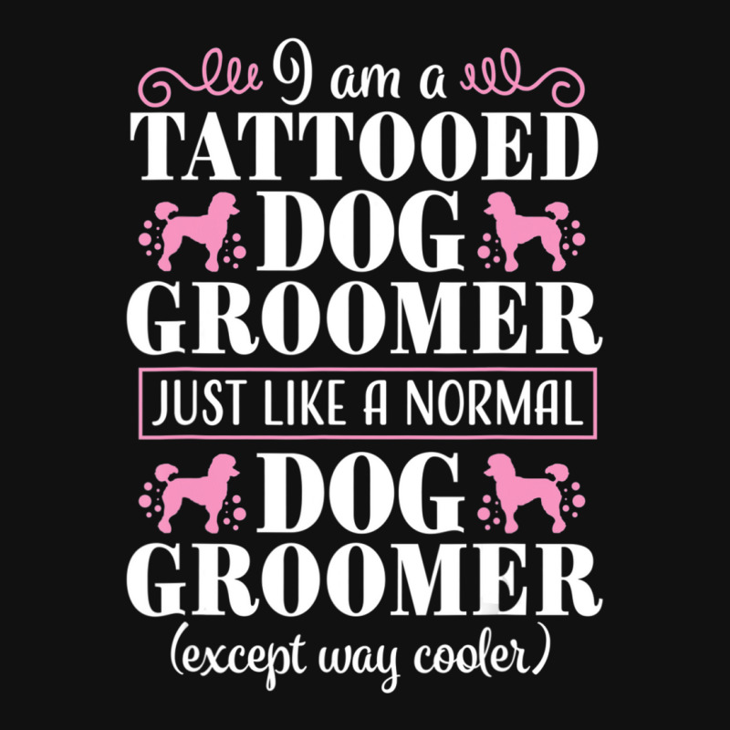 Dog Groomer Tattooed Pet Grooming Puppy Care Baby Bibs by Konlasa6638 | Artistshot