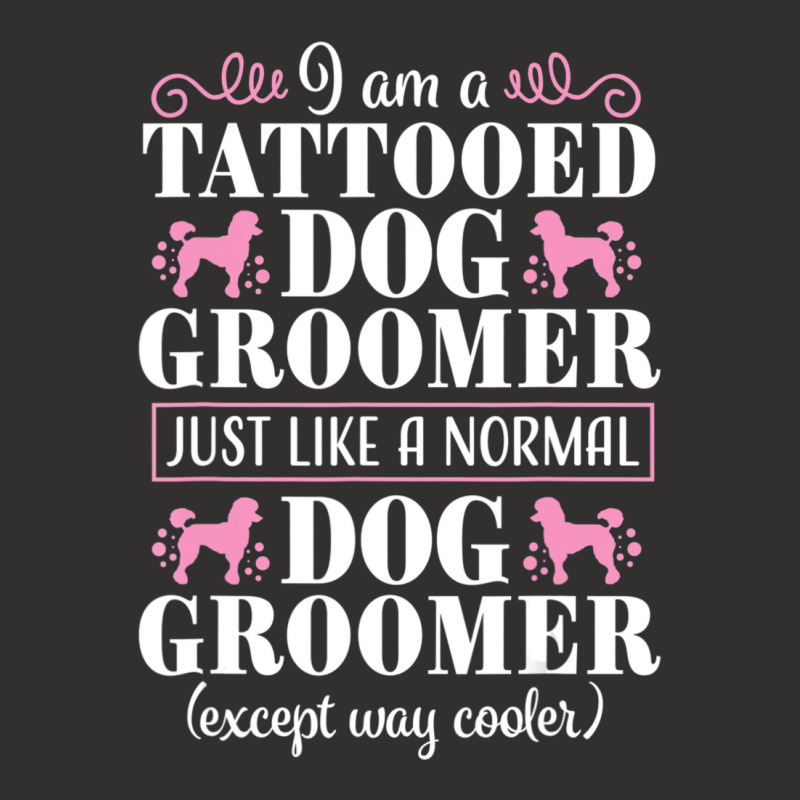 Dog Groomer Tattooed Pet Grooming Puppy Care Champion Hoodie by Konlasa6638 | Artistshot