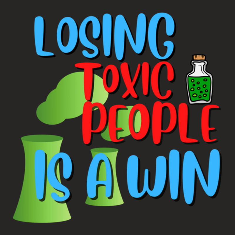 Losing Toxic People Is A Win  (6) Ladies Fitted T-Shirt by cm-arts | Artistshot