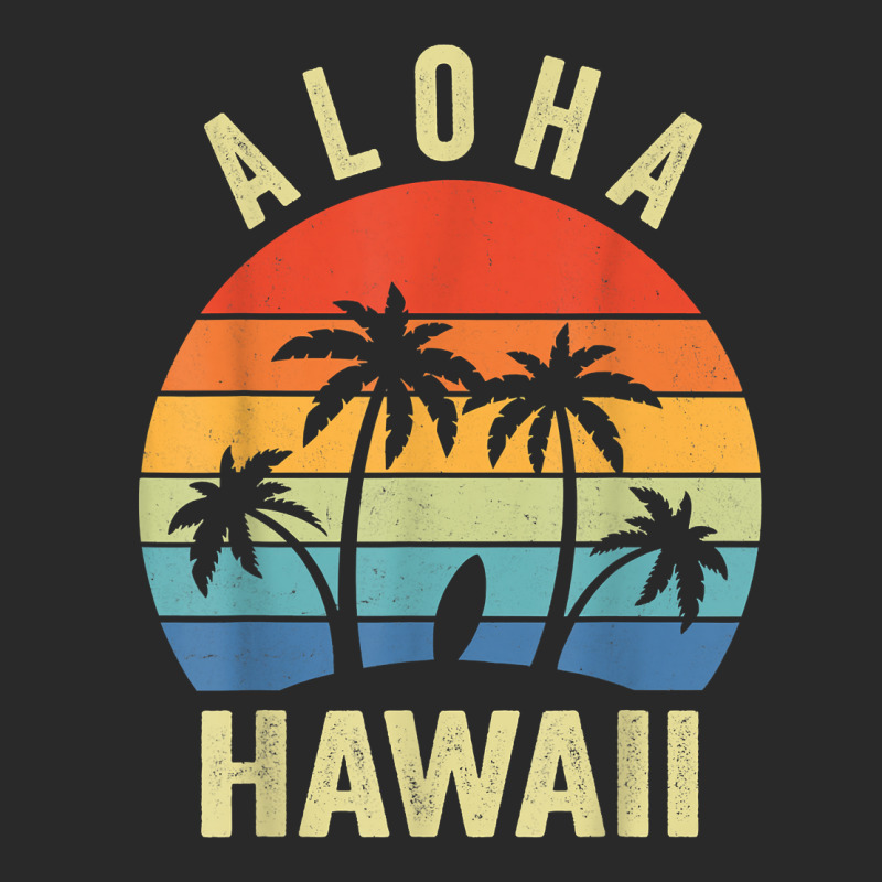 Aloha Hawaii Hawaiian Island Shirt Palm Beach Surfboard Surf T Shirt Toddler T-shirt by cm-arts | Artistshot