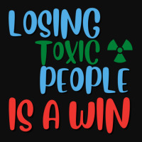 Losing Toxic People Is A Win  (7) Crop Top | Artistshot