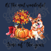 Dogs Pumpkin Halloween  It's The Most Wonderful Time Or The Year Men Denim Jacket | Artistshot