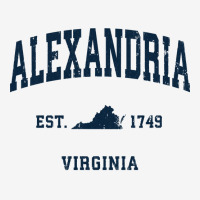 Alexandria Virginia Va Vintage Athletic Navy Sports Design Long Sleeve Classic T-shirt | Artistshot