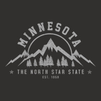 Minnesota North Star State Est. 1858 Vintage Mountains Gift Pullover H Champion Hoodie | Artistshot