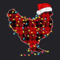 Funny Chicken Christmas Light Red Plaid Matching Family T  Shirt Youth Tee | Artistshot