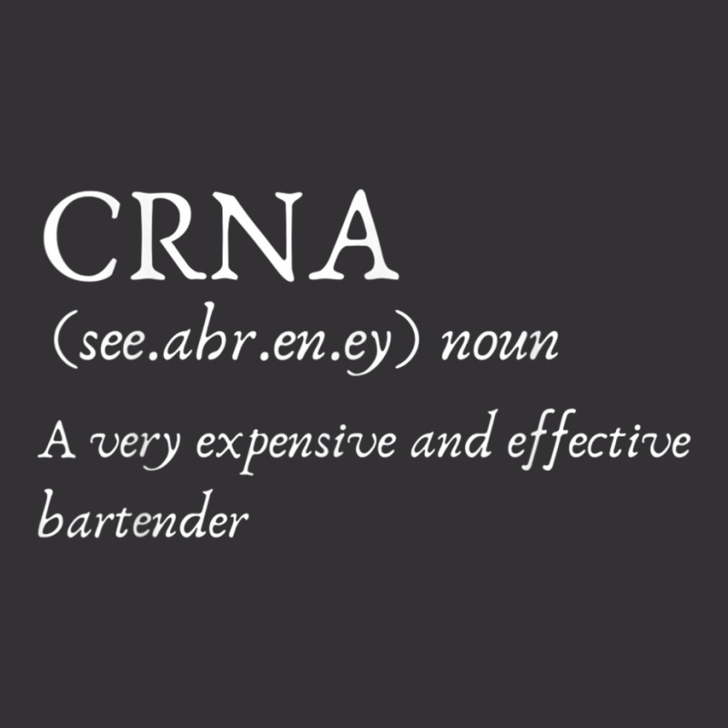 Certified Registered Nurse Anesthetists Crna Funny Gift Tee Vintage Hoodie And Short Set | Artistshot