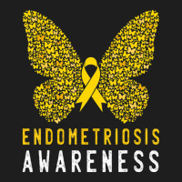 Butterfly Endometriosis Awareness Month Endo Support Ribbon Classic T-shirt | Artistshot