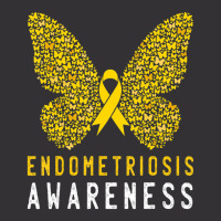 Butterfly Endometriosis Awareness Month Endo Support Ribbon Vintage Hoodie | Artistshot