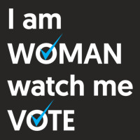 I Am Woman Watch Me Vote 2022 Blue Wave Vote Long Sleeve T Shirt Ladies Fitted T-shirt | Artistshot