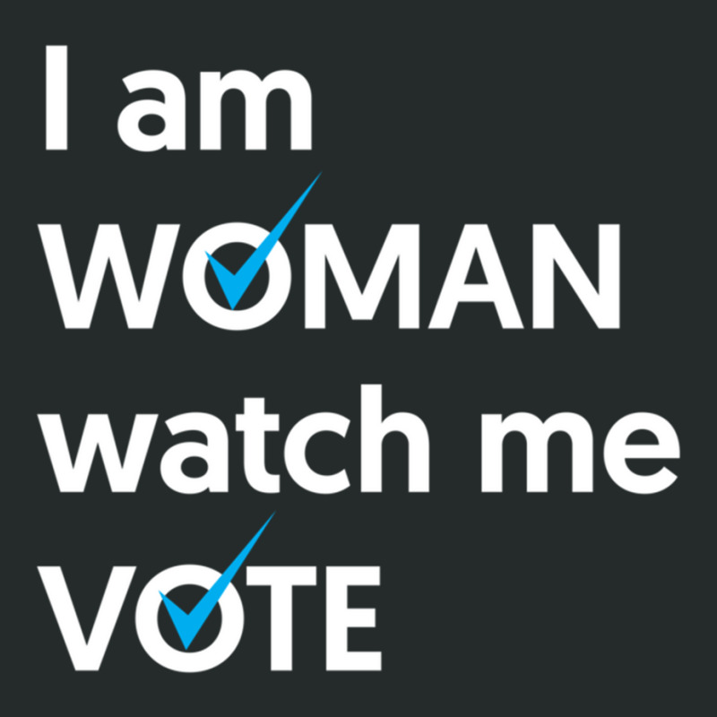 I Am Woman Watch Me Vote 2022 Blue Wave Vote Long Sleeve T Shirt Women's Triblend Scoop T-shirt by cm-arts | Artistshot