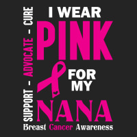 I Wear Pink For My Nana (breast Cancer Awareness) 3/4 Sleeve Shirt | Artistshot