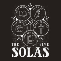 Sola Scriptura   Protestant, Christian Reformation, 5 Solas Sweatshirt Tank Top | Artistshot