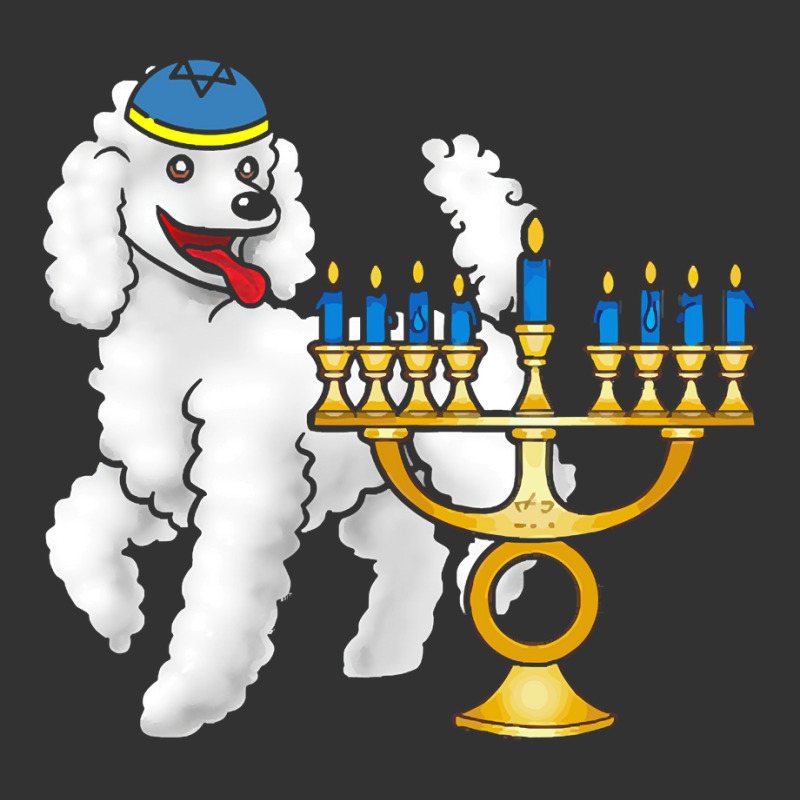 Funny Hanukkah T  Shirt Funny Jewish Poodle Dog Lover Menorah Hanukkah Baby Bodysuit | Artistshot