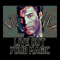 Live Out Your Magic (famous Face With Hands Fingers) Maternity Scoop Neck T-shirt | Artistshot