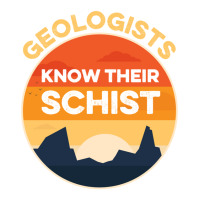 Geologists Know Their Schist Funny Geologist Pun Geology Fun Long Slee Maternity Scoop Neck T-shirt | Artistshot