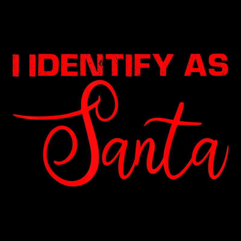 I Identify As Santa Maternity Scoop Neck T-shirt by cm-arts | Artistshot