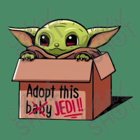 Adopt A Baby Mandalorian Baby Yoda Portrait Canvas Print | Artistshot