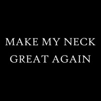 Make My Neck Great Again Trump Injury Recovery Cropped Hoodie | Artistshot